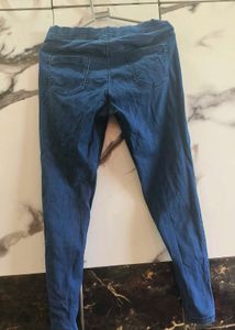 Dark Wash Denim Pull-On Jeggings