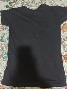 Black Printed T-Shirt
