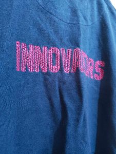 Men's Navy &amp; Pink Colorblock Polo Shirt