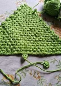 Cozy Green Knitted Bandana