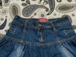 Denim Mini Skirt