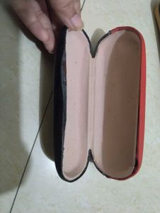Red &amp; Black Glasses Case