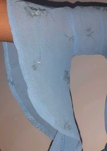 Girls Blue Sparkle Party Dress