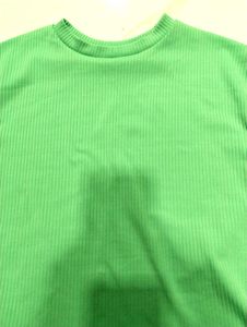 Trendy Ribbed Mint Green Top
