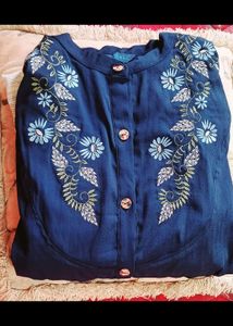 Cotton Kurti With Coat