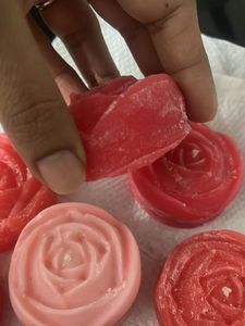 Handmade Rose Candles