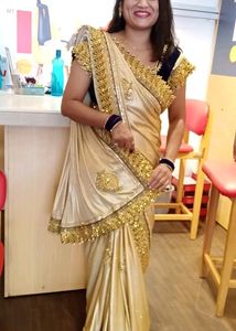 Designar Saree With Stitch Blouse