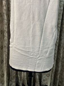 White Sleeveless Tank Top