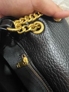 Ysl Classic Black Leather Shoulder Bag