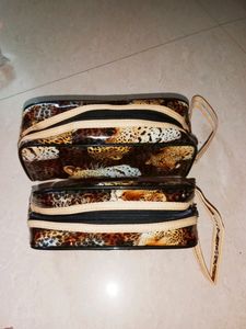 New set of 2 vanity pouch