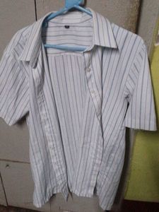 Men's Striped Short Sleeve Shirt