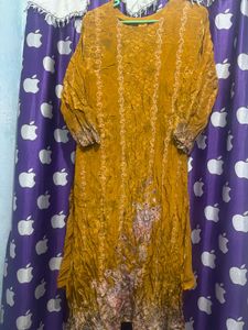 Stylish Mustard Kurta Set with Dupatta