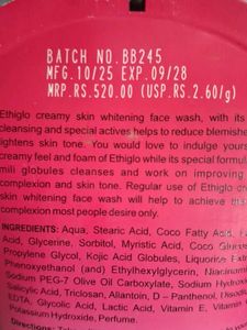 Ethiglo Face Wash