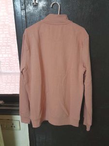 Salmon Pink/Peach Zip-Up Winter Jacket