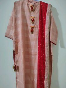 Elegant Kurta with Duppata