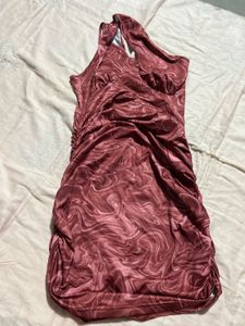 Patterned Mini Dress