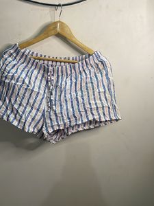 Cute Striped Pajama Shorts