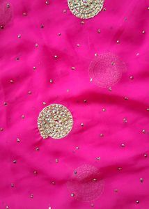 New stunning hot pink saree 🌸