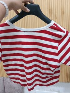 Striped Crop Top