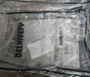 10 Empty parcel packing polythene bags