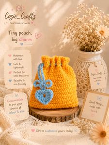 Handmade Crochet Tiny Pouch