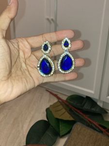 blue stone Earrings