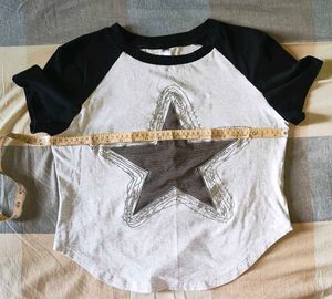 Sparkly Star Baseball Tee