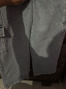 Grey Cargo Jeans
