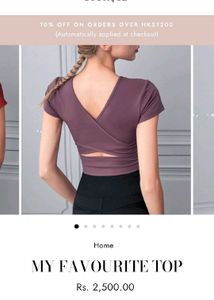 Stylish Wrap Crop Top
