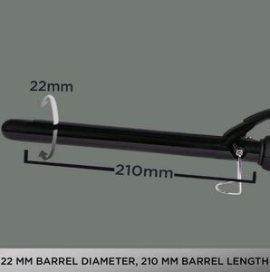 Vega Long 22mm Barrel Hair Curler | VHCH-04