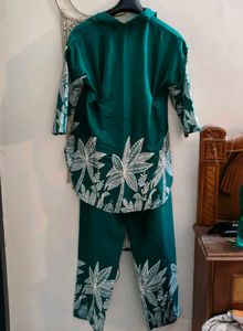 Women Green Co-ord Set XXL