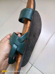 Green Flats &amp; Sandals in good condition 👍