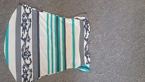 Striped Tunic with Floral Accent