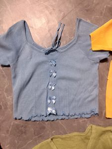 Bundle of 4 Cute korean Tops