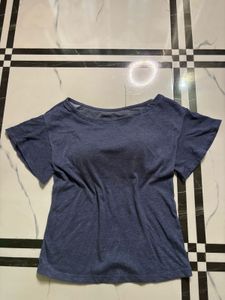 Comfortable Blue Heathered T-Shirt