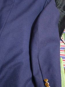 Navy Double-Breasted Blazer