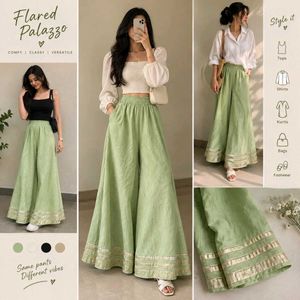 flarred palazzo pants