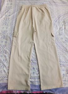 Beige Cargo Pants