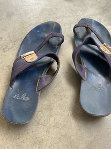 Blue Flip Flop Sandals