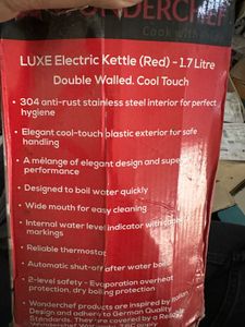 Wonderchef Kettle Unused 1.7 Litre