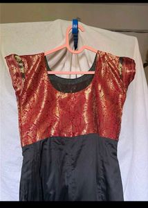 Elegant Black &amp; Gold Ethnic kurta