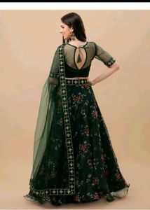 Elegant digital Floral Print Lehenga Choli