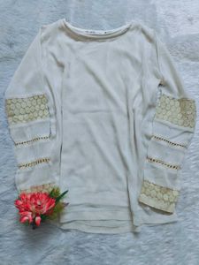 Miss Chase Off white Stylish Top