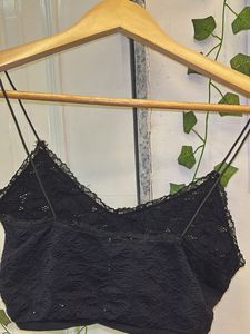 ZARA Lace Spaghetti Strap Top