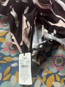 Stylish Abstract Print Mini Dress