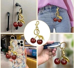 Cute Cherry Keychain
