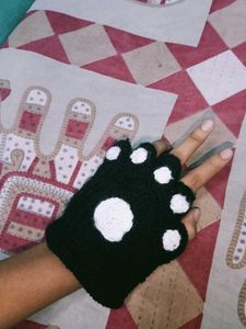 🐾Cute Paw Fingerless Gloves
