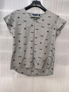 Grey Casual Top