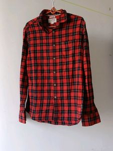 Flying Machine Red Plaid Shirt