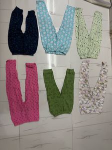 6 Cute Printed Pajama Pants Set